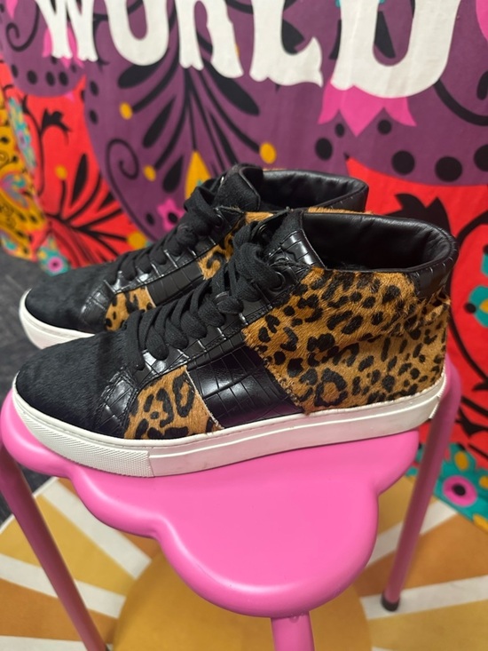 Greats Shoes - GREATS Brooklyn Leopard Mid Hair calf shoes sz 7.5